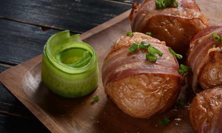 Bacon-Wrapped Baby Potatoes