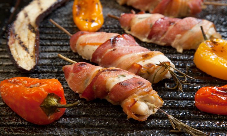 Bacon-Wrapped Grilled Chicken